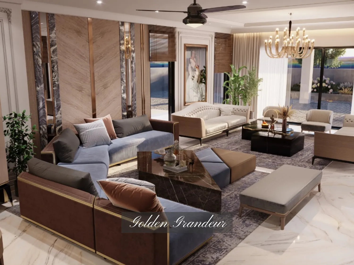 Stylish modern interiors by DSI Interior for residential and commercial projects