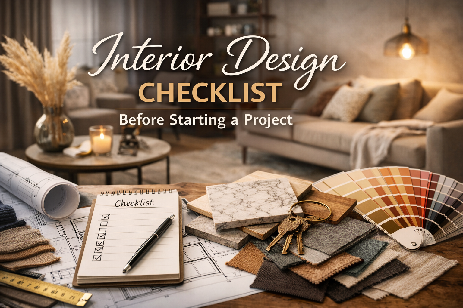 Interior Design Checklist Before You Start