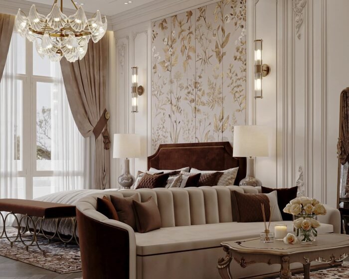 Luxury living room interior design project in Ujjain by DSI Interior Rajwada area home interior