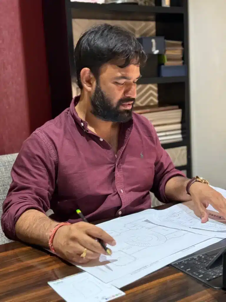 Mr. Damodar Yadav Principal Designer of DSI Interior India luxury interior designer portrait
