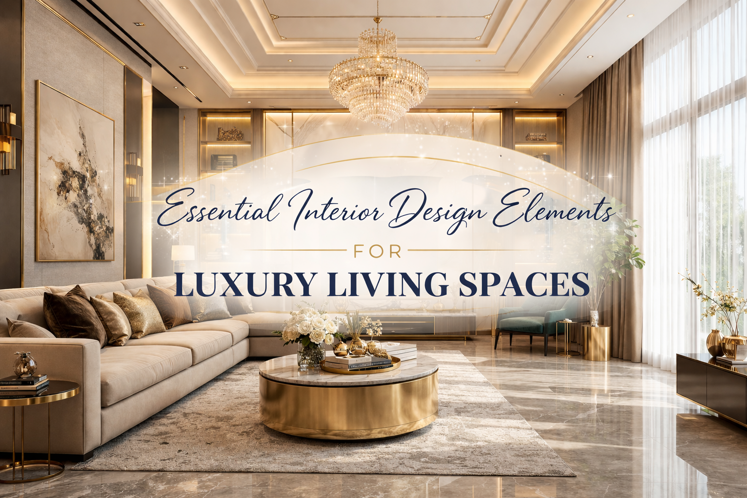 Essential Interior Design Elements for Luxury Living Spaces